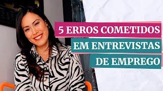 5 Erros em Entrevistas de Emprego | Pra Carreiras com Carolina Okubo