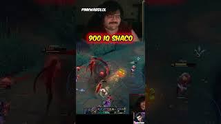 Rank 1 Shaco Trolled Them 1v4 And Escaped #leagueoflegends