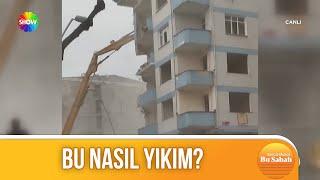 Bahçelievler'de önlemsiz yıkım