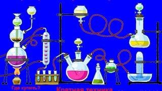 Лабораторная посуда. Лабораторный перегонный аппарат.