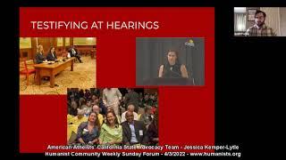 American Atheists’ California State Advocacy Team - Jessica Kemper-Lytle