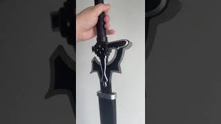 Showing off Kirito's Elucidator from Sword Art Online