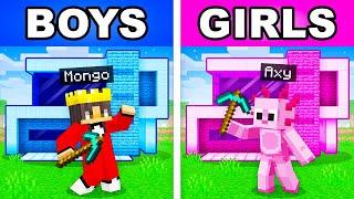 I Cheated in a BOY vs GIRL Minecraft Build Battle!