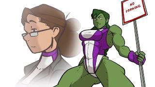 She-Hulk Transformation (The Sign)