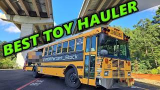 School Bus - The BEST Toy Hauler