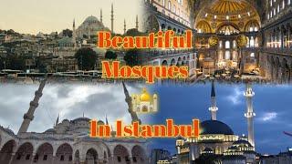 BEAUTIFUL MOSQUES IN ISTANBUL|BLUE MOSQUE|HAGIA SOPHIA MOSQUE |TAKSIM MOSQUE|Turkey Series|Istanbul