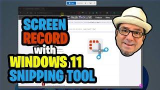 How to Screen Record with the Snipping Tool️ | Windows 11