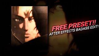 FREE AFTER EFFECTS BADASS EDIT PROJECT FILE!! // BADASS AE EDIT PROJECT FILE!!