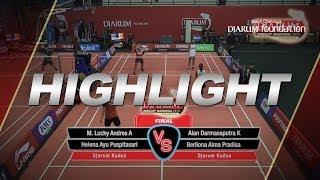 M  Lucky Andres/Helena Ayu (Djarum Kudus) VS Alan Darmasaputra /Berliona Alma (Djarum Kudus)