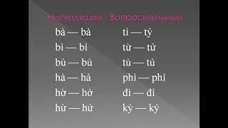 Вьетнамская фонетика Урок 3