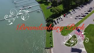 Brandenburg Park - New Baltimore Michigan Drone view