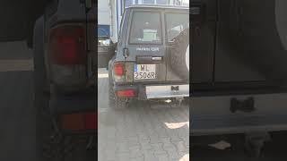 Nissan Patrol Y60 2.8 Straight Pipe sound 2.5' TurboBack