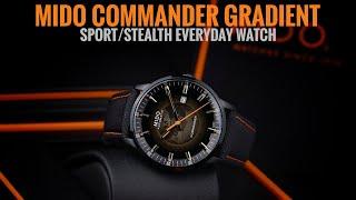 Mido Commander Gradient - Sporty/Stealthy Everyday Watch