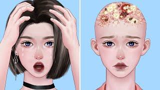 ASMR Animation 47 giantess growth ASMR vampire Treatment for postpartum hair loss