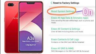 oppo a3s reset  factory setting on..      #rajuhelp24   #oppo #setting