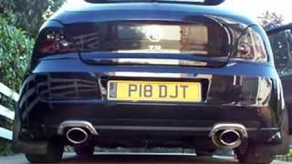 MG ZR Custom Dual Exit Exhaust system