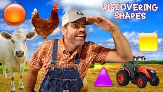 Shape Hunting Adventure on the Farm! (Educational Kids' Video)