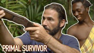 Shooting MOVING TARGETS With The Saramacca Tribe | Primal Survivor