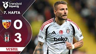 Vestel | Kayserispor (0-3) Beşiktaş - Highlights/Özet | Trendyol Süper Lig - 2024/25