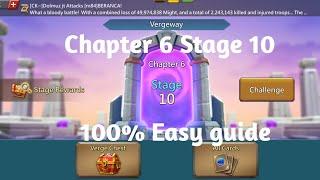 Lords mobile Vergeway chapter 6 Stage 10 easiest guide