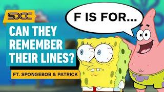 How Well Do SpongeBob and Patrick Know These Iconic Lines? | Comic Con 2024