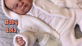 Changing baby Lola into cozy sweater outfit |Reborn video Reborn Life