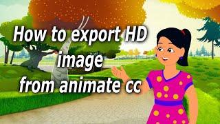 HOW TO : Export an image with transparent background in Animate CC? |