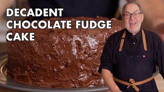 Amazing fudgy chocolate cake made with both cocoa and MELTED CHOCOLATE!