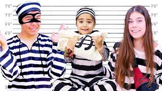 Nastya and Mia pretended to be thieves | Nastya Artem Mia EN