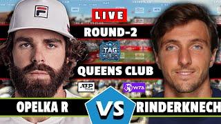  LIVE: OPELKA VS RINDERKNECH | QUEENS CLUB 2025 | #wta #qua