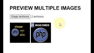 JQuery Preview Multiple Images Before Upload / JQuery Cargar varias imágenes antes de subirlas