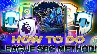 HOW TO COMPLETE THE PREMIUM MIXED LEAGUE UPGRADE FOR FREE! HOW TO GRIND LEAGUE SBC'S ON FIFA 23!