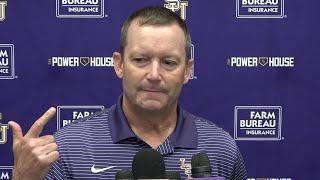 LSU Jay Johnson previews South Carolina series