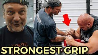 BRIAN SHAW HAS THE STRONGEST GRIP IN ARMWRESTLING??