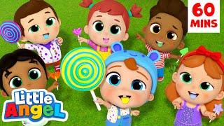 Lollipop Song + 60 minutes of more Little Angel Kids Songs & Nursery Rhymes