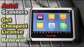 Autel Scanner: CHEAPEST way to Renew Autel Subscription / Save MONEY on Your Autel Scanner Updates