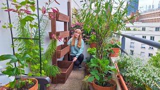 Adding a New Vertical Planter To My Balcony Garden