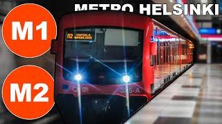  Helsinki Metro - All the Lines / Lines M1 & M2  (2024) [4K]