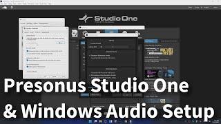 Learn Studio One 5 |  Setting Up & Troubleshooting Windows Audio