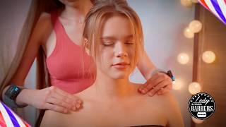 ASMR Shoulders Massage by Barber Lady Sandra