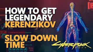 Legendary Kerenzikov Cyberpunk 2077 Slow Time