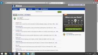 How to Check a Website's Alexa Rank