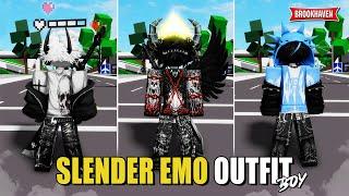 OUTFIT SLENDER EMO For Boy In Brookhaven ID/CODES - Roblox Part 7