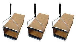 Changer Leaf Bag Dustpan - Install Paper Leaf Bag Demo (No Bending!)