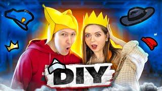 DIY делаю шапки AMONG US! Налила горячий клей Эльфику на голову!  Afinka