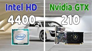 Intel HD 4400 VS Nvidia GT210 Graphics Comparison GTA V Benchmark