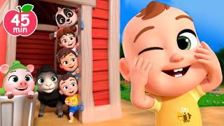 Peek-a-Boo at the Farm + MORE Lalafun Nursery Rhymes & Kids Songs