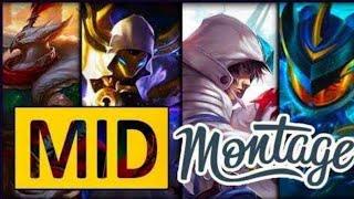 Mid Lane Montage #1 - Best Of Mid Lane Plays | League Of Legends