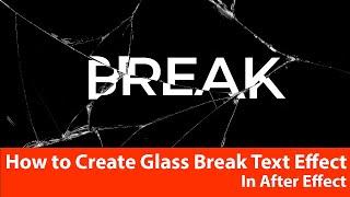 Create A Cracked Glass Animation With After Effects 2021 | After effects | Naman Mahajan tutorials