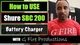 Shure SBC 200 Battery Charger | G Fire Productions Product Spotlight